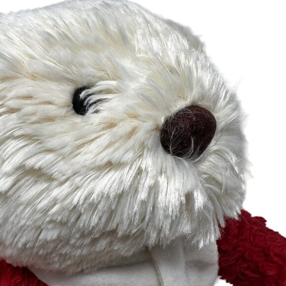 Hallmark Jingle Bear Musical Plush Red Sweater White Scarf with Bells Christmas - Picture 6 of 9